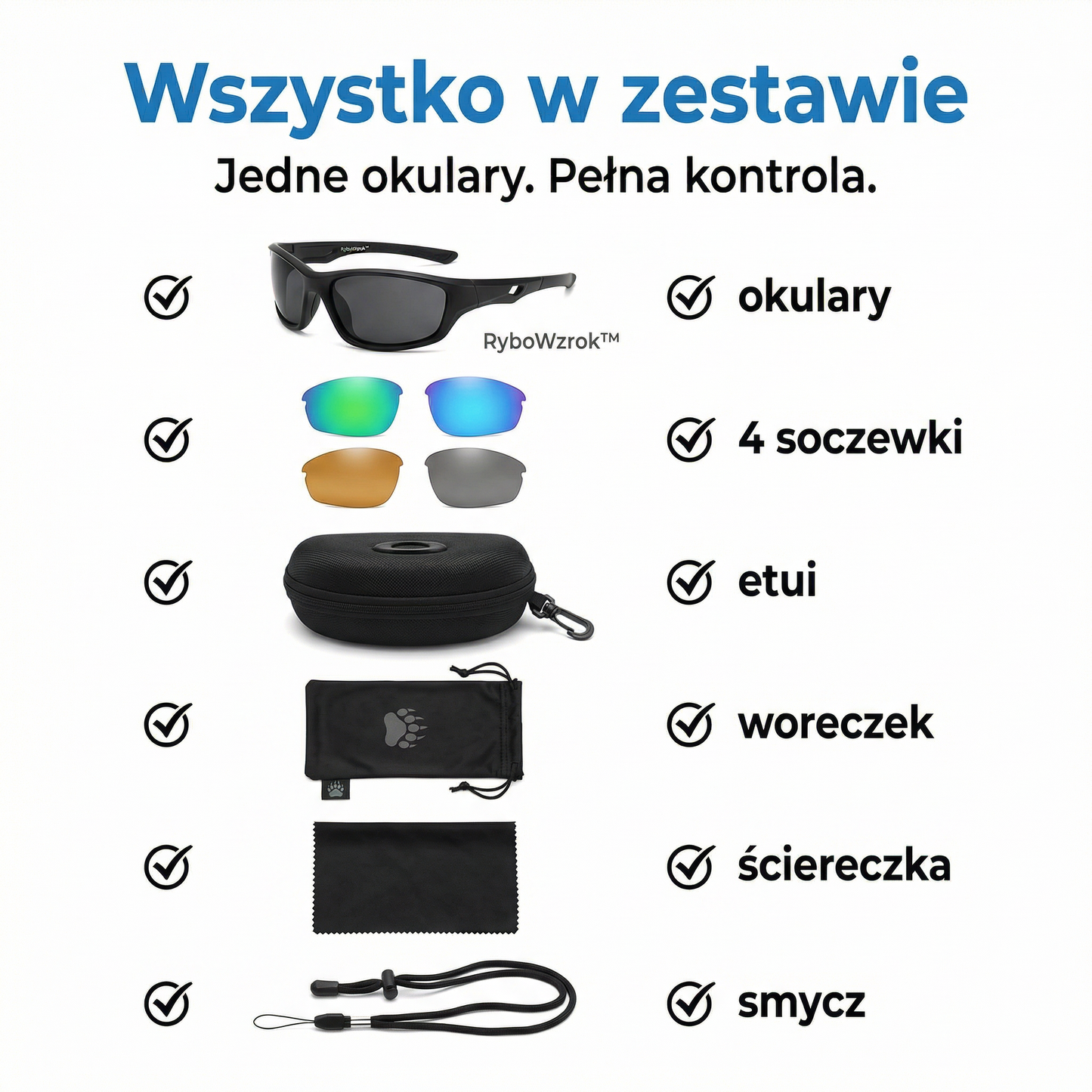RyboWzrok™ +3 Dodatkowe Szkiełka